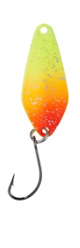 Balzer Searcher Spoon 2,1g Gelb-Orange-Rot Glitter
